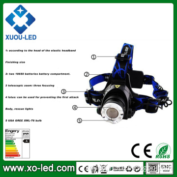 New CREE T6 Headlight High Bright 1200lm High Power Headlamp